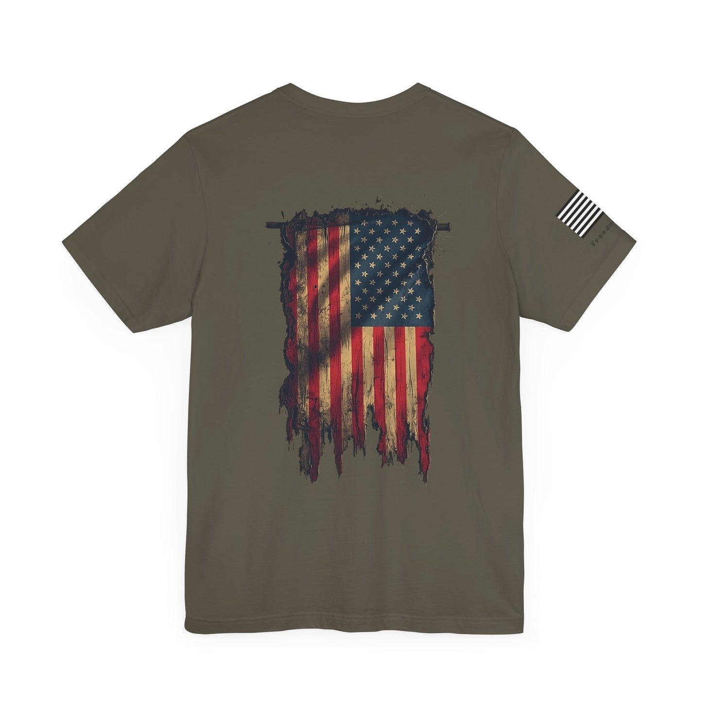 Tattered American Flag T-Shirt