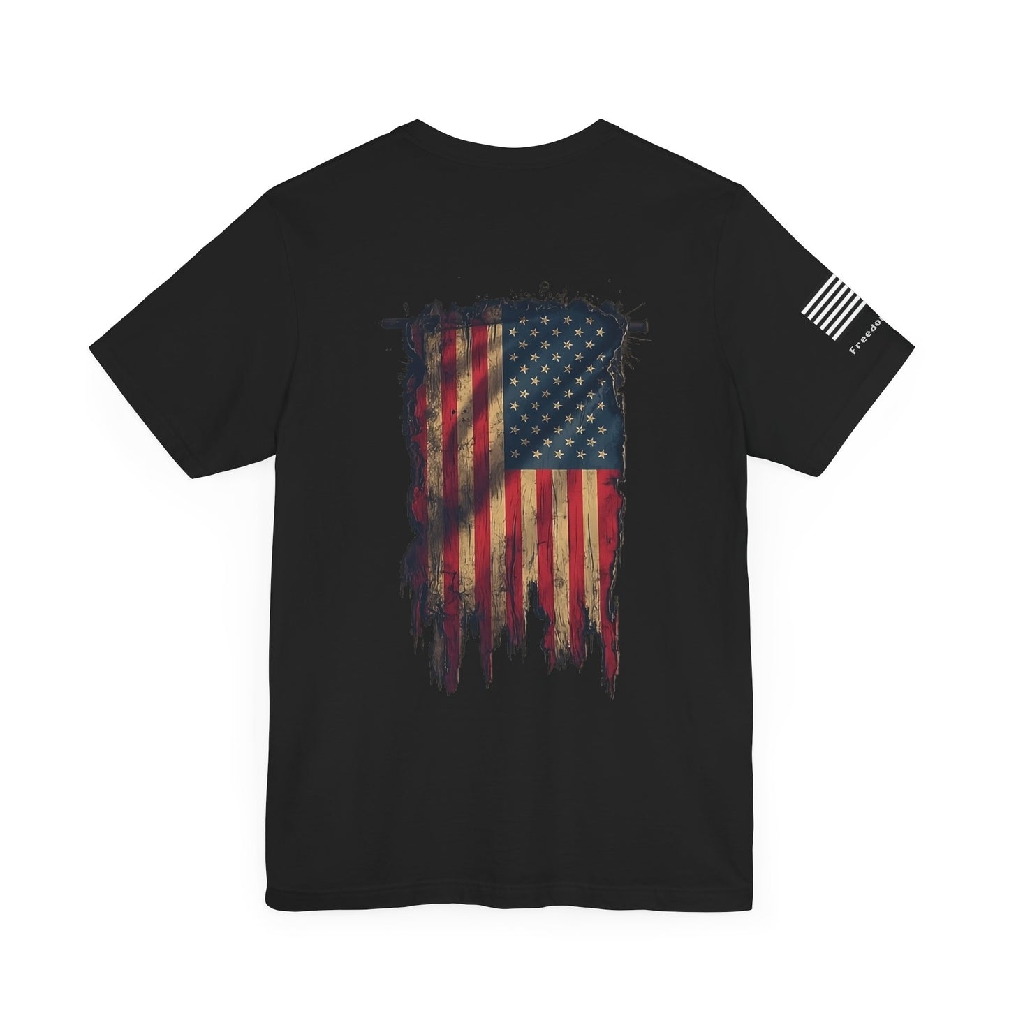 Tattered American Flag T-Shirt