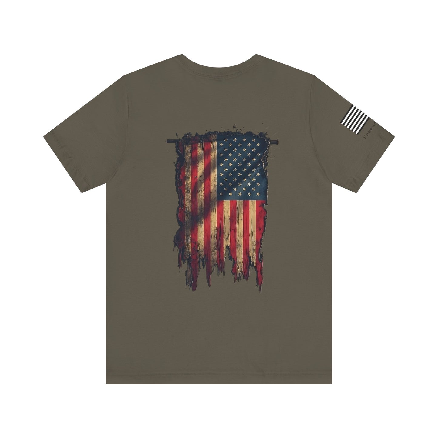 Tattered American Flag T-Shirt